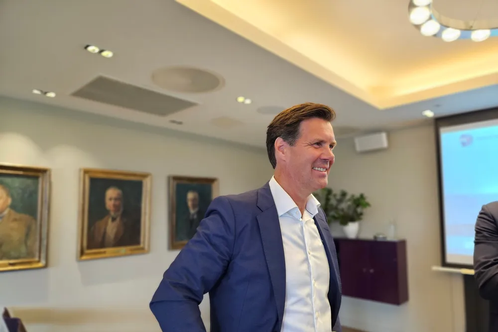 Henning Beltestad er konsernsjef i Lerøy Seafood Group. Her avbildet ved en tidligere anledning.