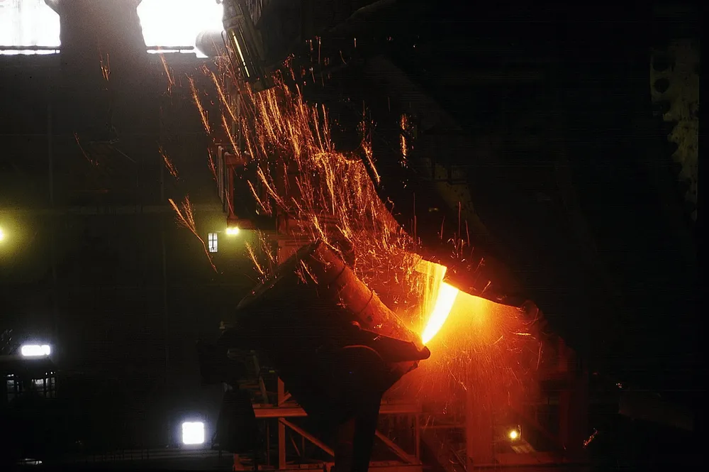 Tata's Jamshedpur steelworks.