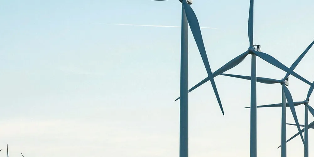 . South Plaines wind farm in Texas, USA, with Vestas turbines.