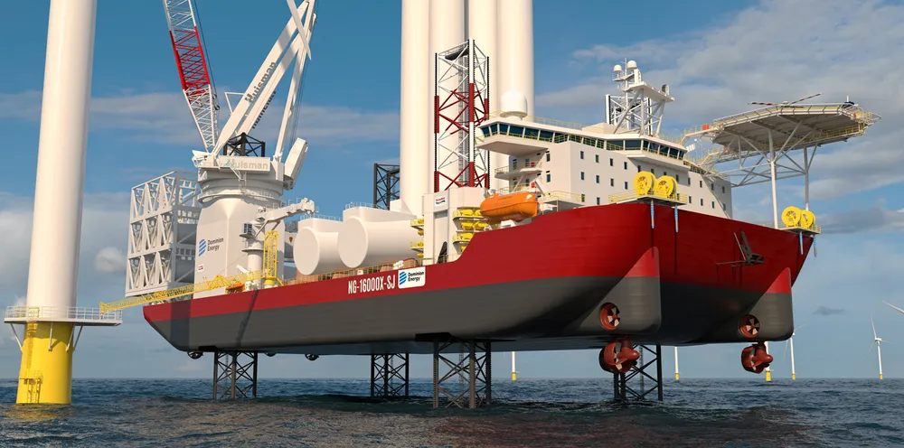 The Charybdis under construction for Virginia utility Dominion Energy