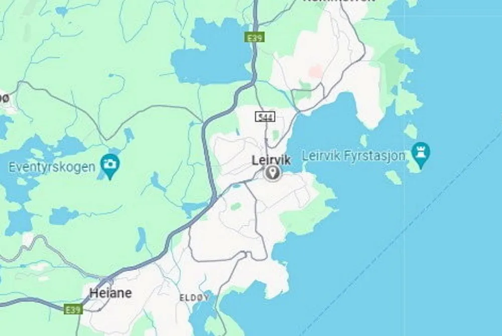 Båten lå til kai i Lervik på Stord da det ble meldt om en smell fra den.