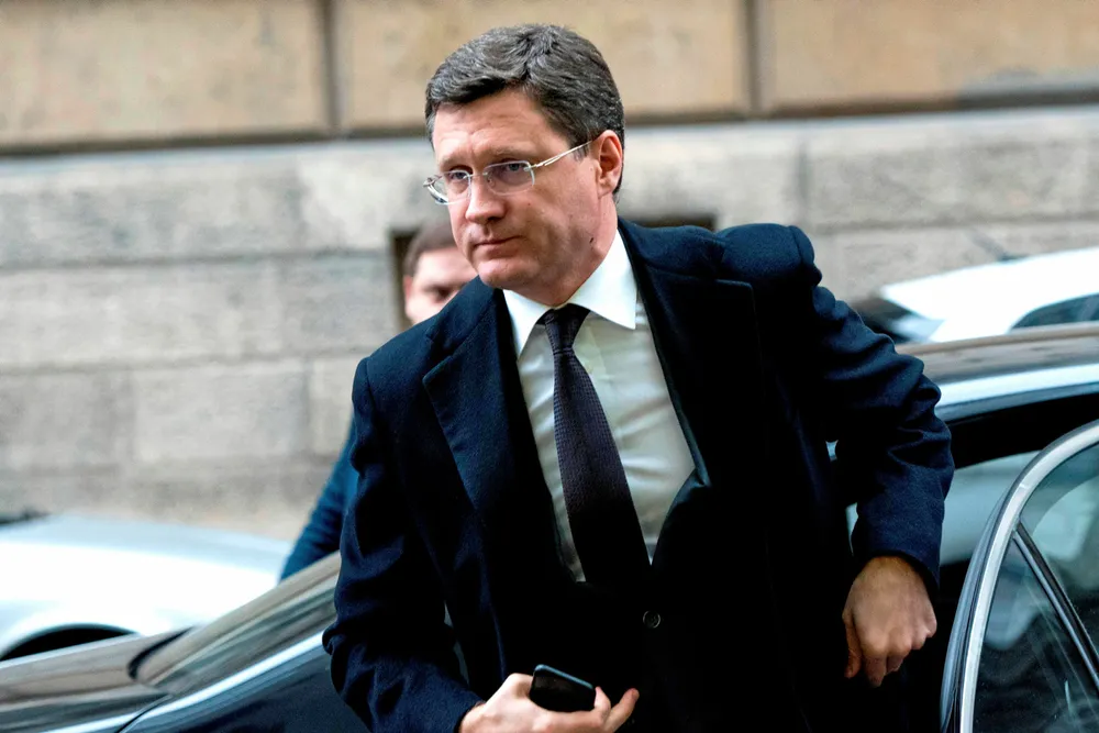 Ambitions: Russian Deputy Prime Minister in charge for energy issues, Alexander Novak