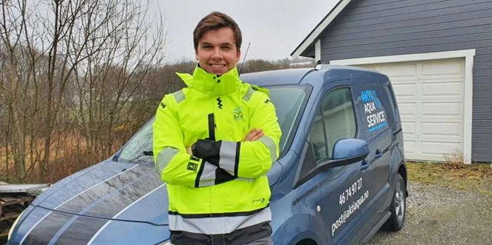 Sander Kristiansen, daglig leder i Akti Aqua Service.