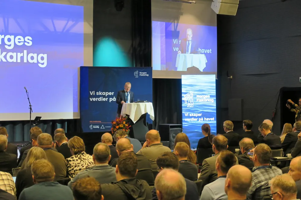 Landsmøte i Norges Fiskarlag i 2023. Møtet for 2025 blir nå flyttet med to uker for å ikke kollidere med reguleringsmøtet.