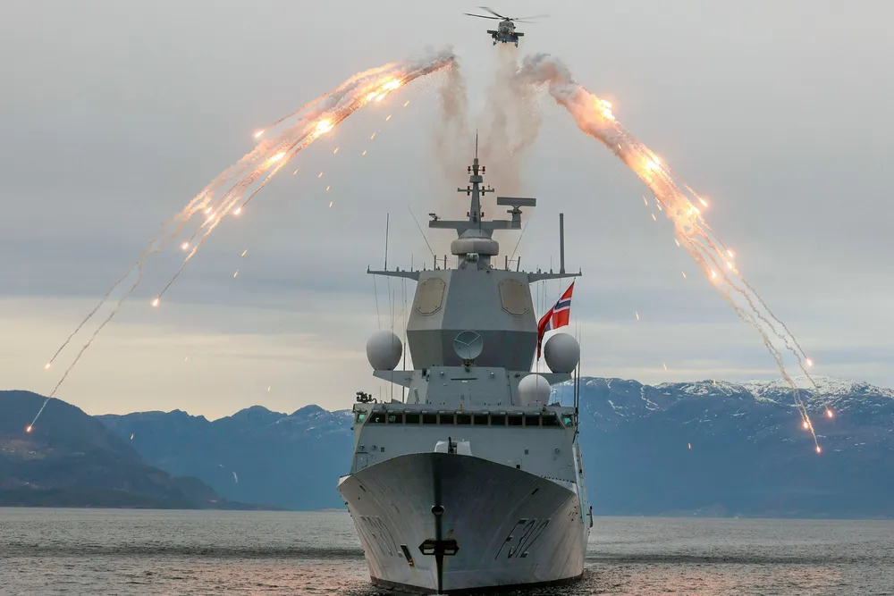 Den norske fregatten KNM «Otto Sverdrup», legger til havn i Bodø de neste dagene.