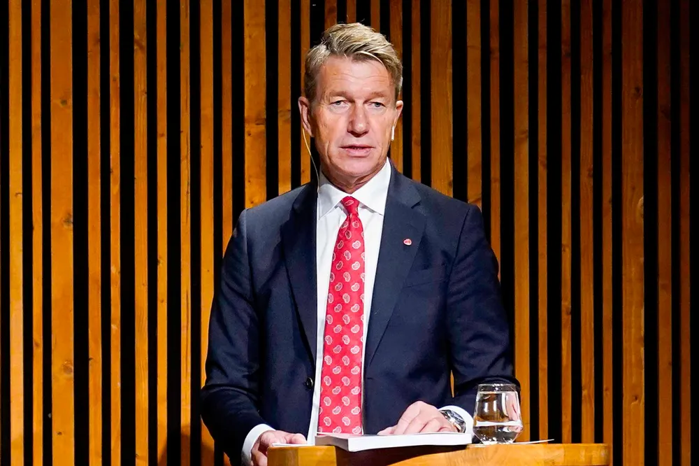 Applying pressure: Norway Minister for Petroleum & Energy Terje Aasland.