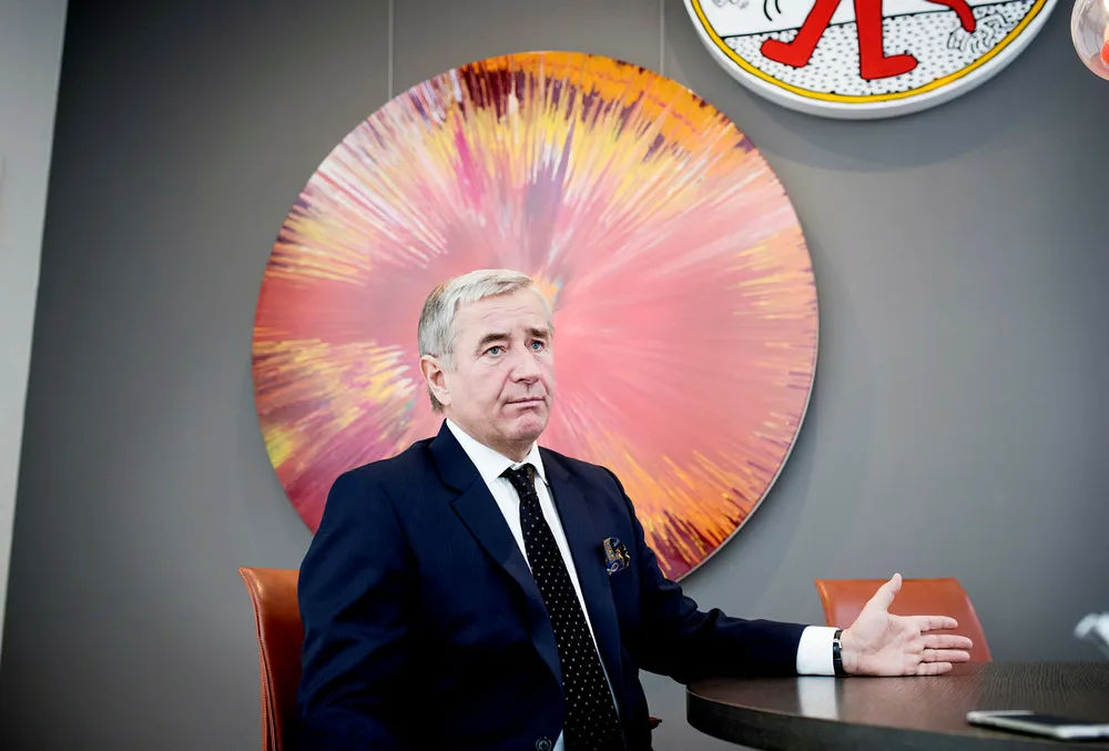 Investor Christen Sveaas er «meget overrasket» over at Aker trekker seg fra kampen om Norske Skog. Samtidig slår han fast at hans eget selskap Kistefos ikke vil delta i den pågående budprosessen. Foto: Skjalg Bøhmer Vold