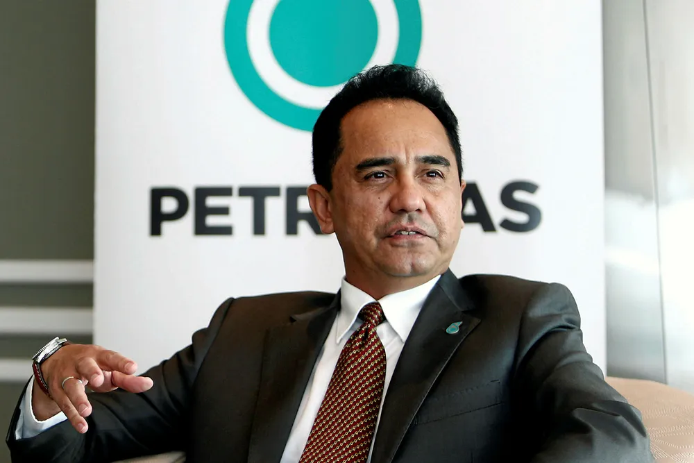Petronas chief executive Wan Zulkiflee: at the company's head office in Kuala Lumpur