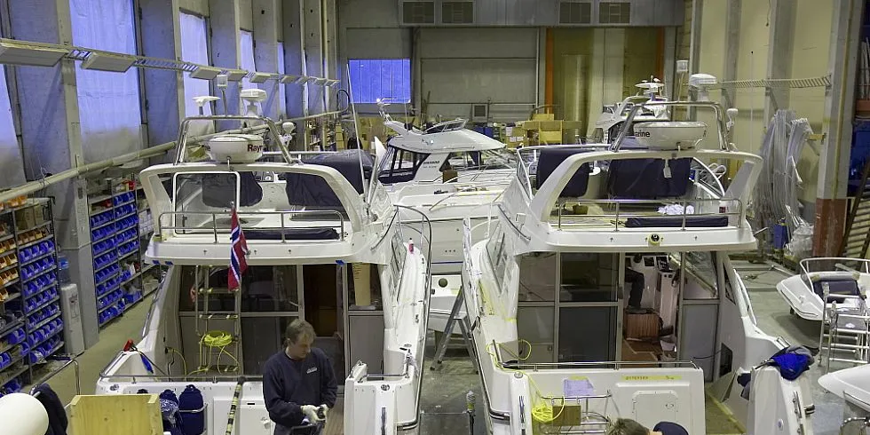 Viksund Boat AS er slått konkurs. Nå jobbes det med å få gjenopprettet produksjonen i et nytt selskap. Arkivfoto
