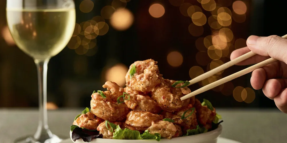 Bonefish Grill's signature Bang Bang Shrimp .