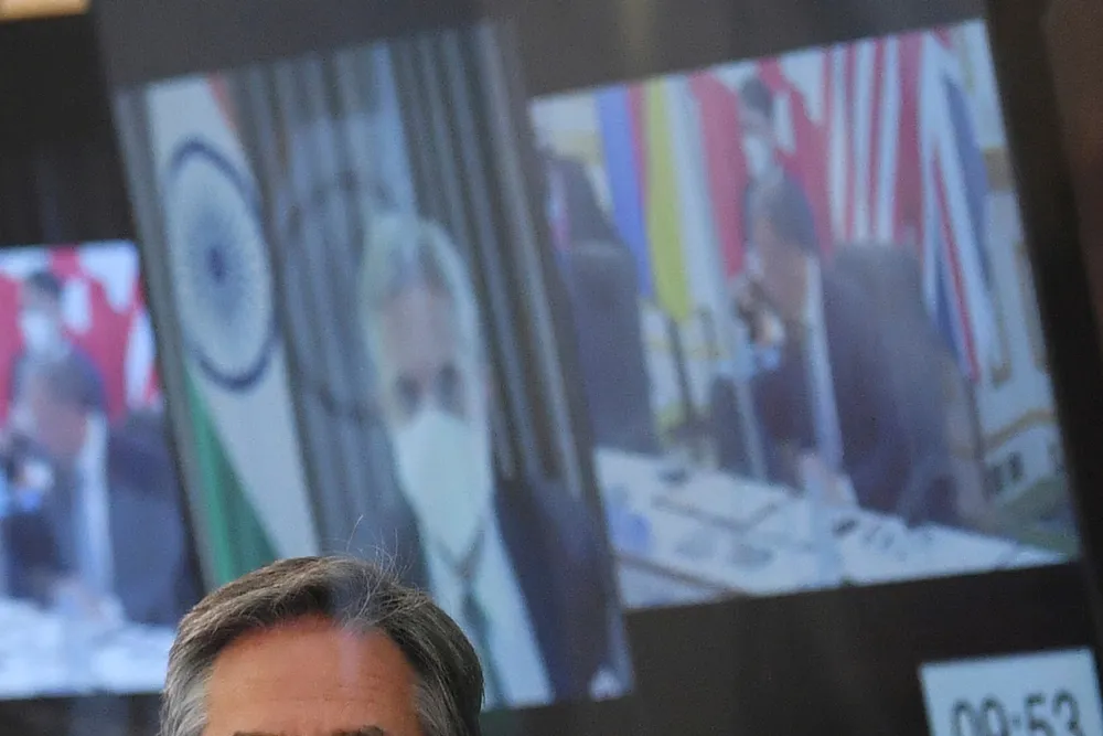 Countdown: US Secretary of State Antony Blinken takes part in G7 foreign ministers meeting