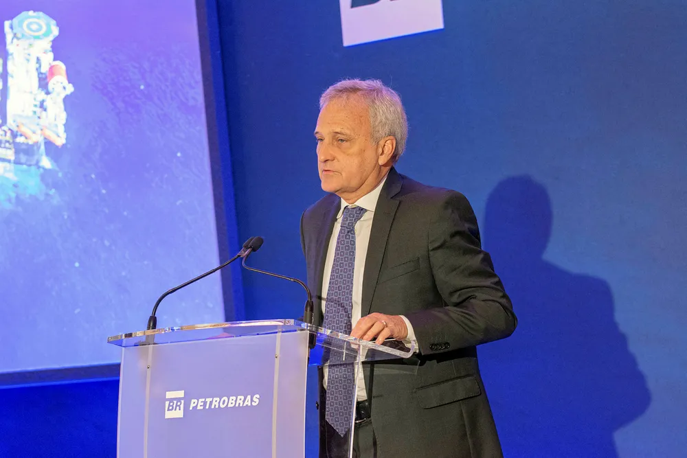 Deliverability: Petrobras director for exploration and production Carlos Alberto Oliveira at a company presentation in London on 6 December