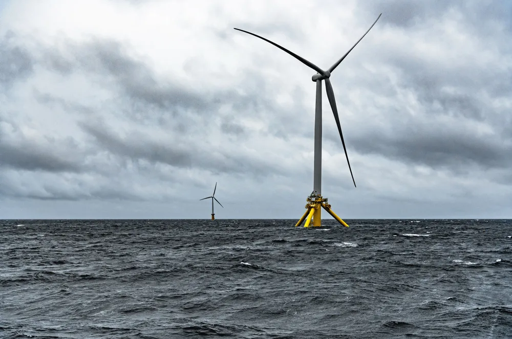 TetraSpar Hywind Demo Metcentre North Sea floating wind in Norway.