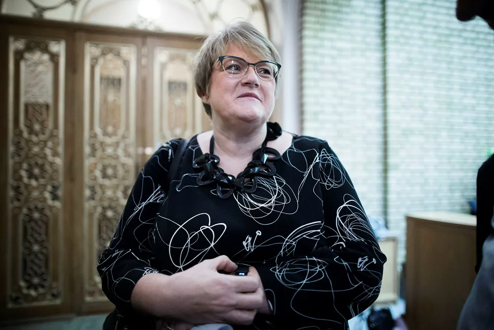 Venstres Trine Skei Grande og SVs Bård Vegar Solhjell er nektet visum til Russland. Foto: Gunnar Blöndal