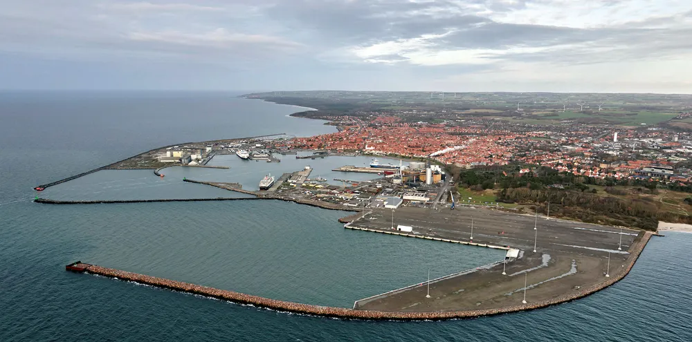 The Port of Ronne on the Danish island of Bornholm