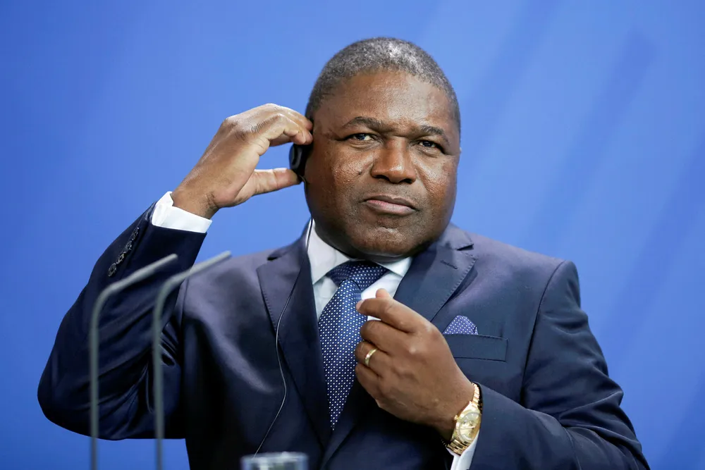 President of Mozambique: Filipe Jacinto Nyusi