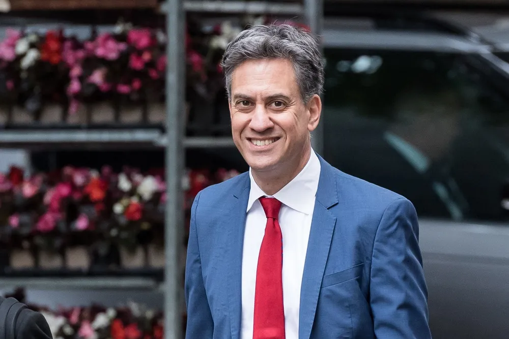UK secretary of state for energy security and net zero Ed Miliband