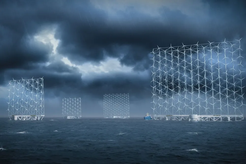 Rotorveggen Wind Catching Demonstrator fra Wind Catching Systems.