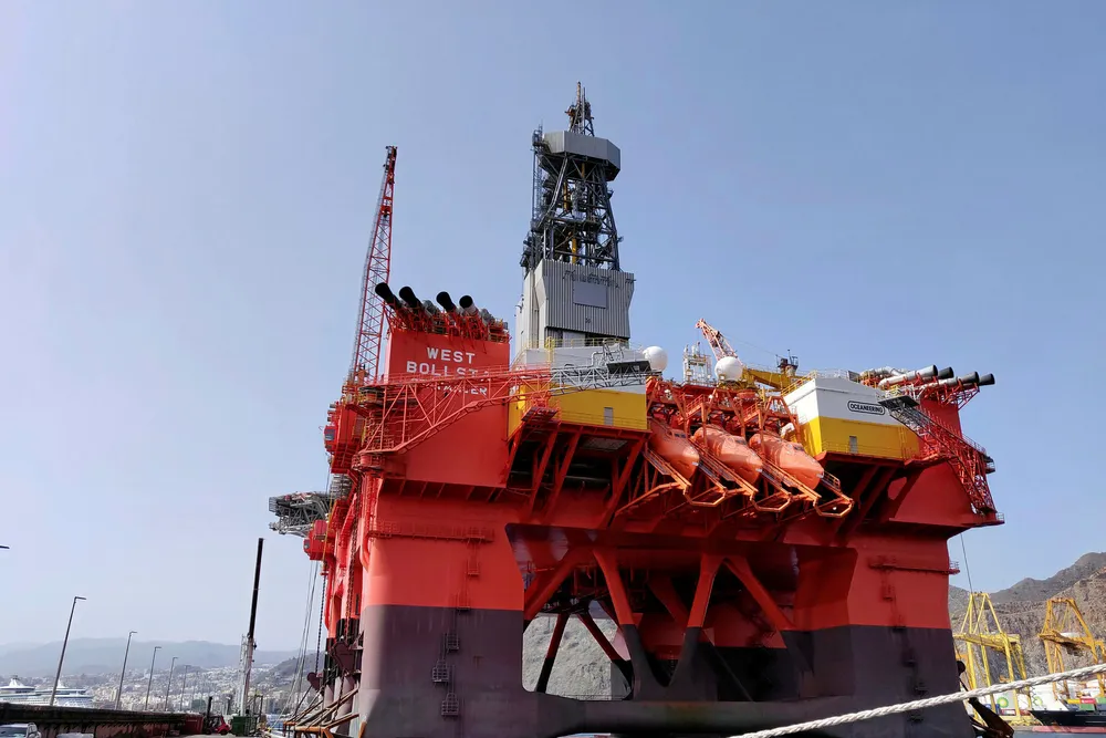 Keeping busy: semi-submersible West Bollsta