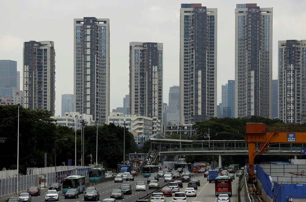 På 40 år har Shenzhen gått fra å være en liten fiskelandsby i Sør-Kina til å bli landets mest innovative by med en verdiskapning som er nesten like høy som Norge. «Silicon Delta»-regionen er hjem til noen av Asias største teknologiselskaper, blant annet Tencent og Huawei. Foto: Bobby Yip/Reuters/NTB Scanpix