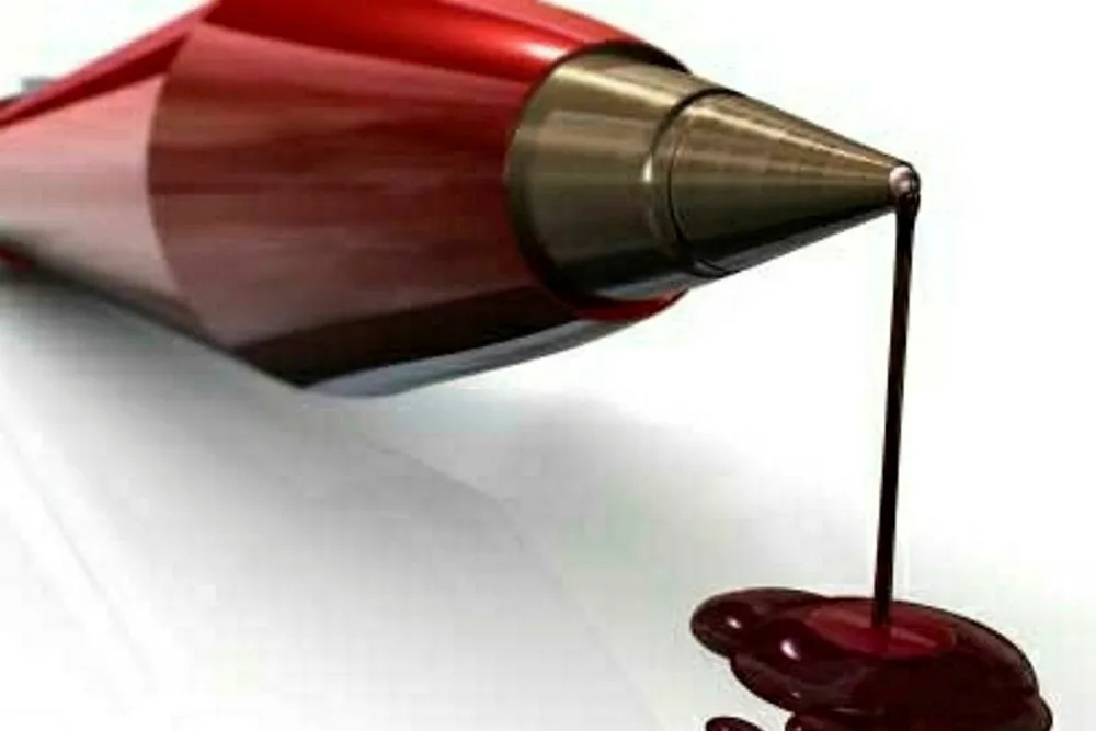 Red ink: for Gulf Island Fabrication