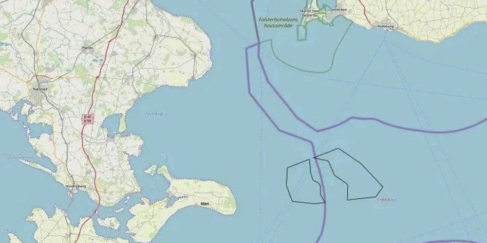 Kriegers Flak skal ligg sørvest for Sjælland og få en installert effekt på 605 MW.