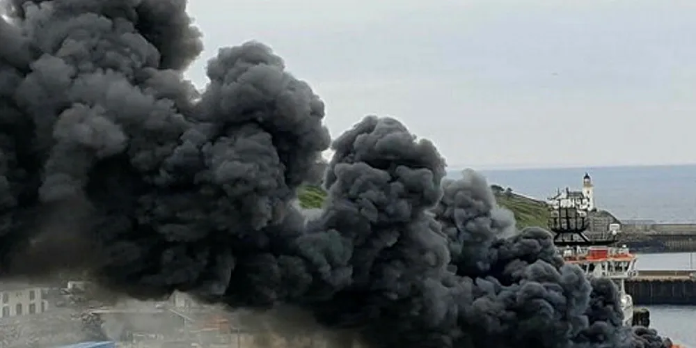 Scottish fish plant destroyed by fire. Scrabster Seafoods plant was destroyed by a fire.