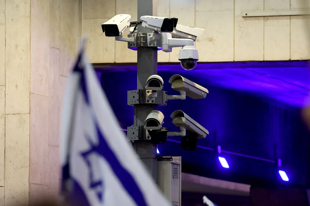 Overvåkningskameraer i Tel Aviv Israel. Vil Europa følge?