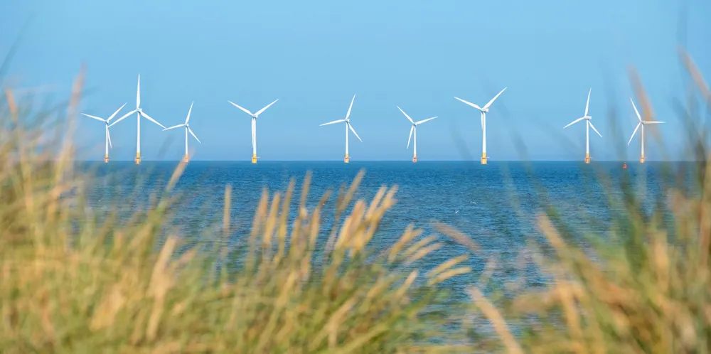 Offshore wind array owned by Skyborn Renewables.