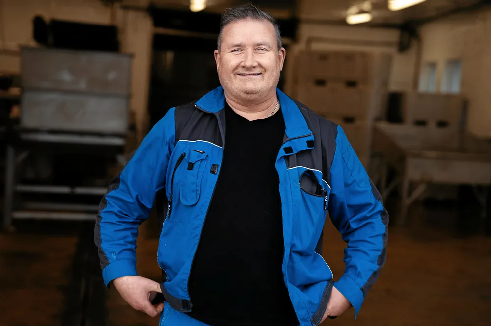 Vesterålen Havbruk Produksjonslag har siden fisket startet, fått inn 15,8 tonn blåkveite. Her kaiformann Lasse Johannessen fra en tidligere anledning.