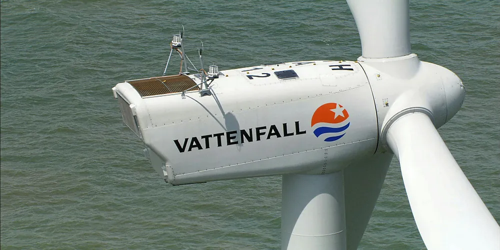 Vattenfall is building the Danish capacity.
