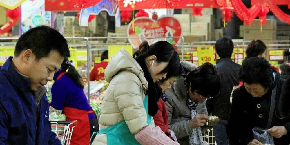 Chinese consumers spend triple their average daily food spend at Chinese New Year.