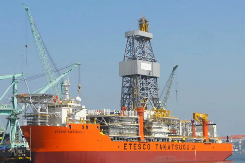 New contract: Etesco drillship Etesco Takatsugu J