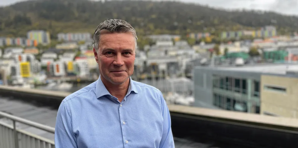 Jan Olav Langeland er administrerende direktør i Salmon Group. Han er fornøyd med å ha fått langsiktige fôrkontrakter i boks på vegne av flere oppdrettere langs kysten.