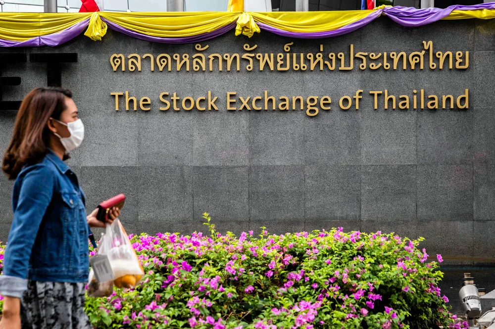 The Stock Exchange of Thailand in Bangkok, Thailand.
