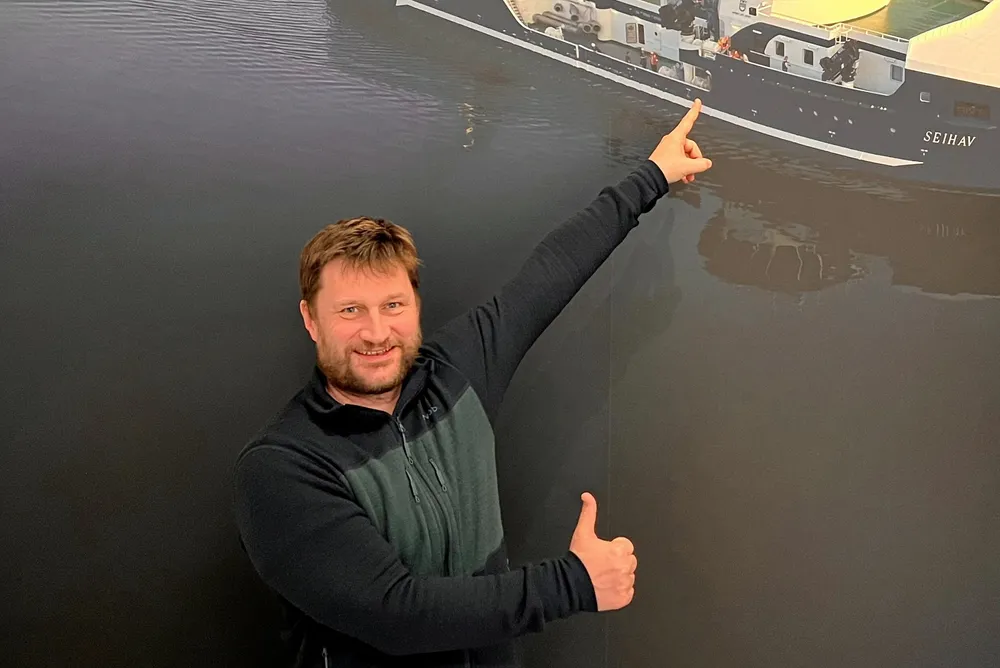 Hugo Strand, verftsdirektør Fitjar Mekaniske Verksted, er veldig fornøyd med at verftet hans sikret seg sin tredje brønnbåtkontrakt. – Slike kontrakter er særdeles viktig at ikke går til utlandet, sier han til Kystens Næringsliv. Bildet er tatt ved en annen anledning.