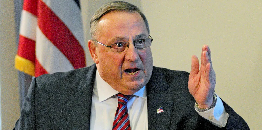 Former Maine Gov. Paul LePage was chosen by Donald Trump to spearhead a new seafood task force (Photo by Joe Phelan/Portland Press Herald via Getty Images).