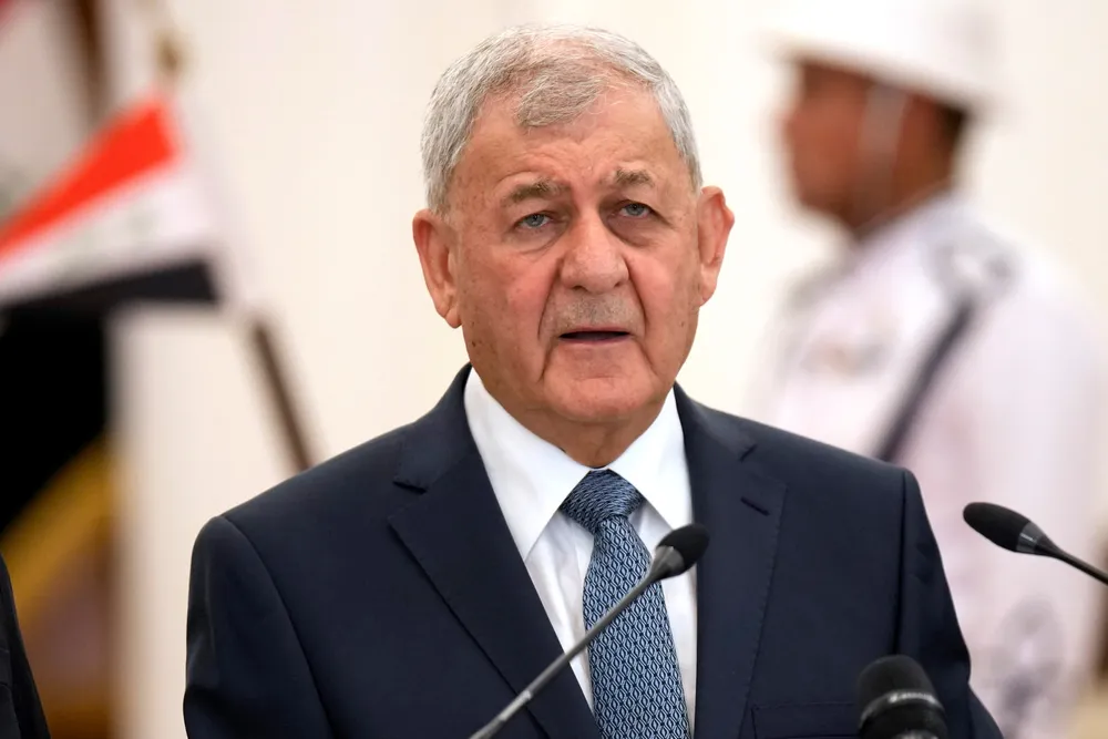 New acreage: Iraqi President Abdul Latif Rashid.