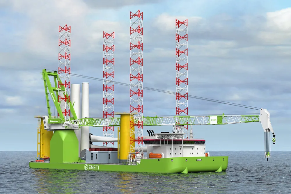 Wind vessels: Eneti's model for the Mistral wind turbine installation vessel