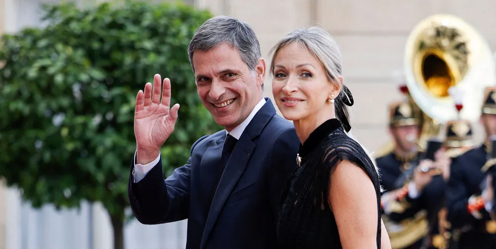 CMA CGM General managing director Rodolphe Saade and Whynot Media president Veronique Saade.