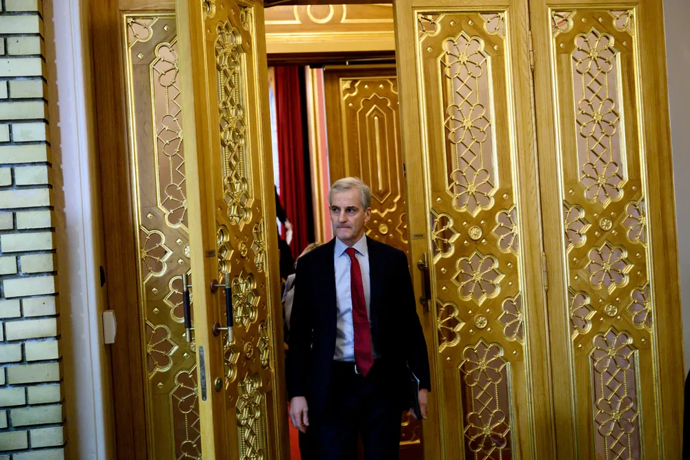 Jonas Gahr Støre, leder av Arbeiderpartiet vil øke skattene i deres alternative statsbudsjett.