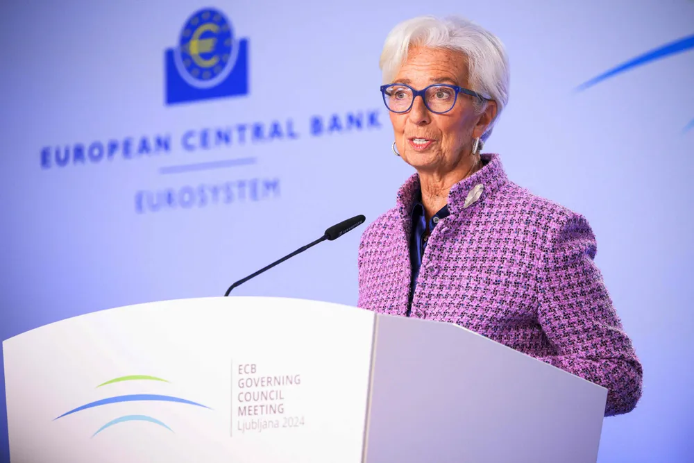 ECB-sjef Christine Lagarde.