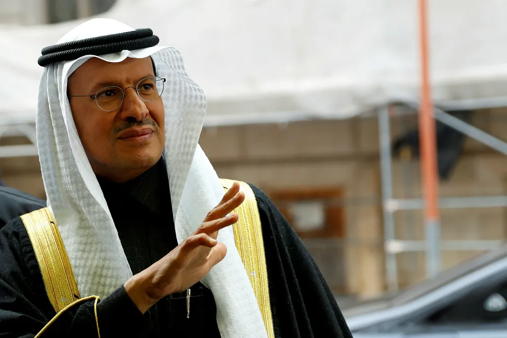 Saudi-Arabias energiminister Prins Abdulaziz bin Salman mener etterspørselen er på vei tilbake etter å ha falt kraftig under koronakrisen.