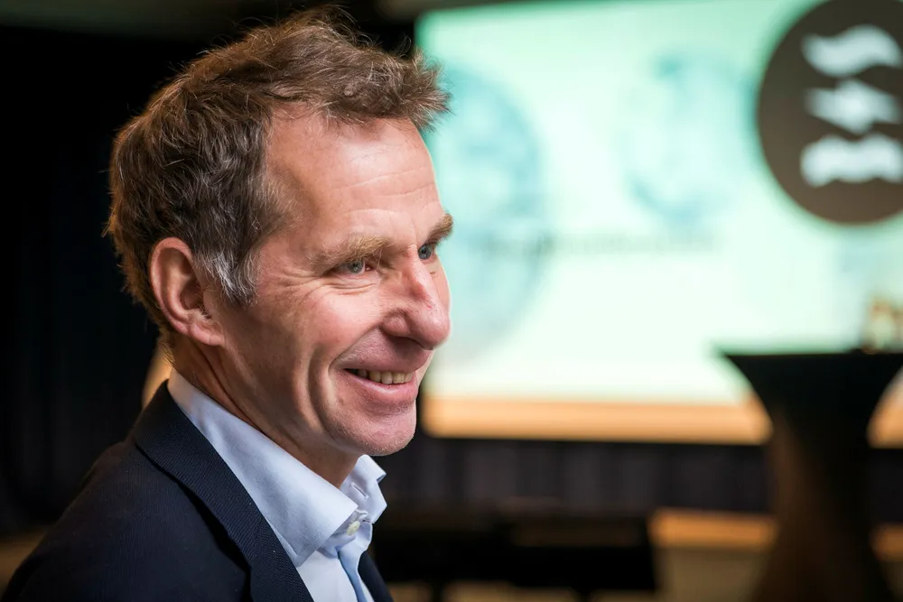 Jarand Rystad i Rystad Energy under Energikonferansen 2017. Foto: Gunnar Lier