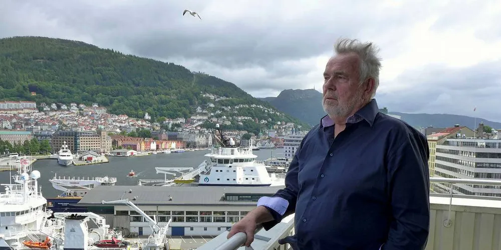 FORGIFTET: Oljemannen Bernt Hellesøe i Unitech-gruppen ble forgiftet og fikk kreft. Nå kjemper han for å få kvikksølvet opp fra Fedje-ubåten.Foto: Ole Erik Klokeide