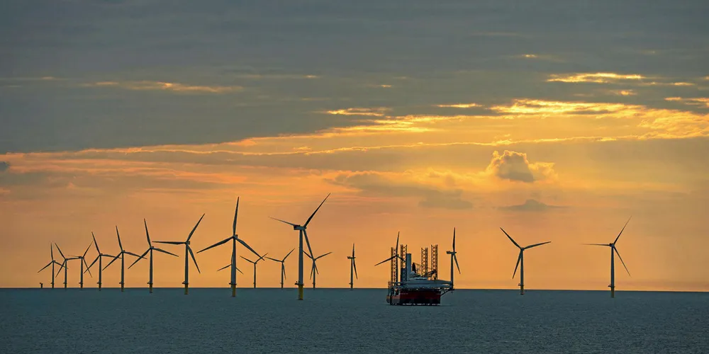 Construction at Statkraft/Statoil’s Sheringham Shoal wind farm