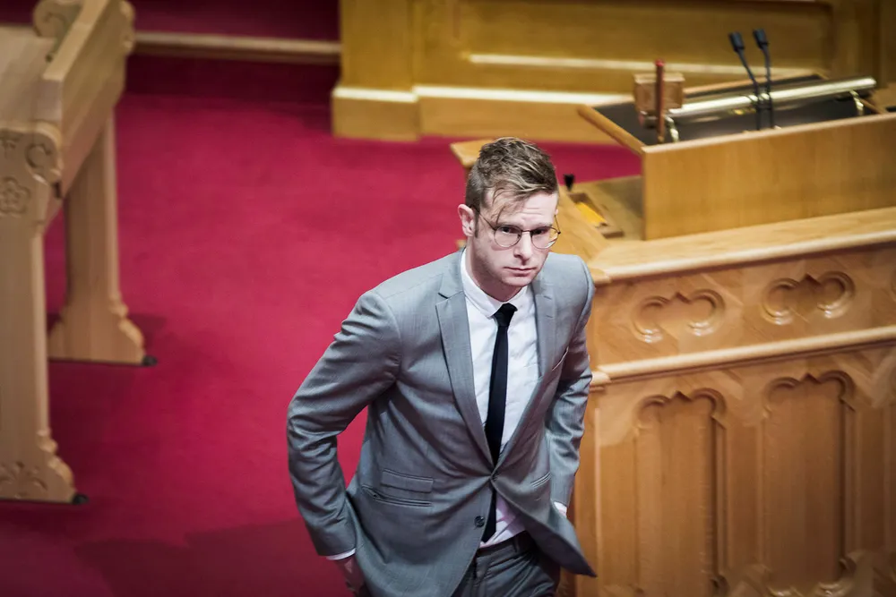 SVs nestleder Snorre Valen. Foto: Gunnar Blöndal