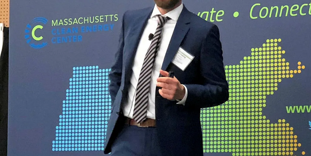 Lars Thaaning Pedersen, chief executive of Vineyard Wind, pictured at a supply chain event last year.