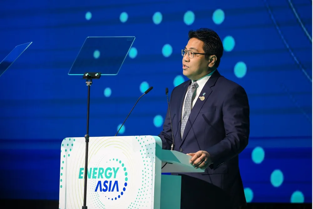 Petronas chief executive, Tengku Muhammad Taufik, at Energy Asia 2025.