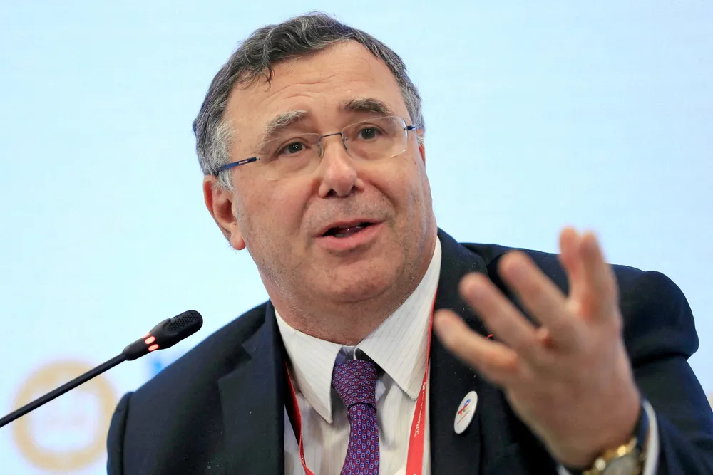 India agreement: TotalEnergies chief executive Patrick Pouyanne.